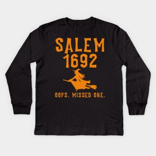 Salem 1692 Kids Long Sleeve T-Shirt